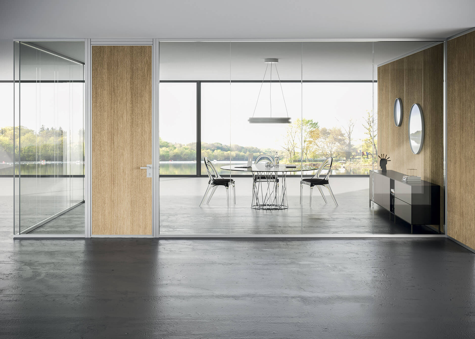 Pareti Divisorie in Doppio Vetro