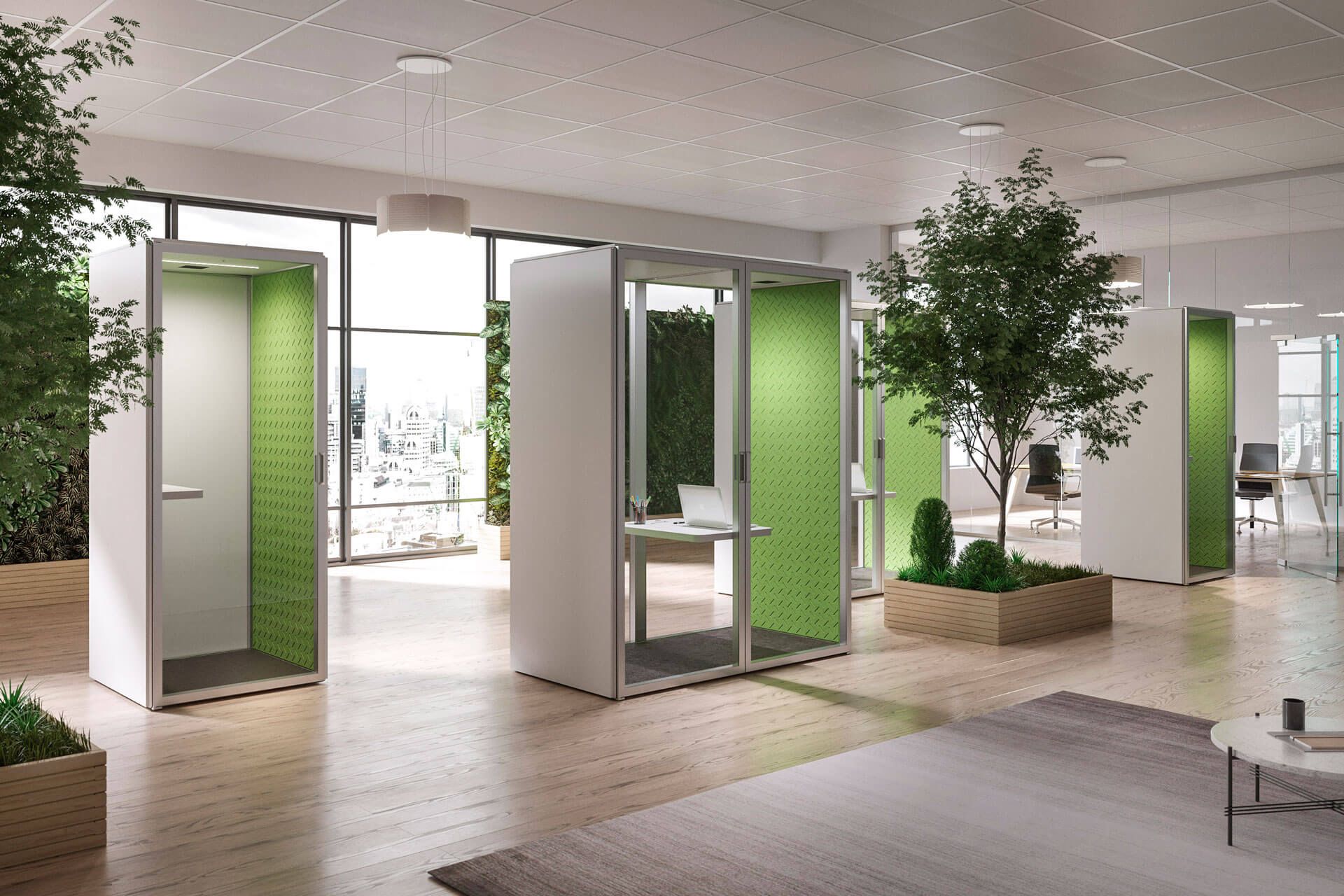 Smartbox, the acoustic pod for the office