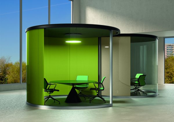 Glass box for office