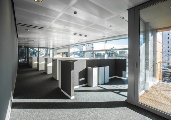 ABI offices glass partition wall